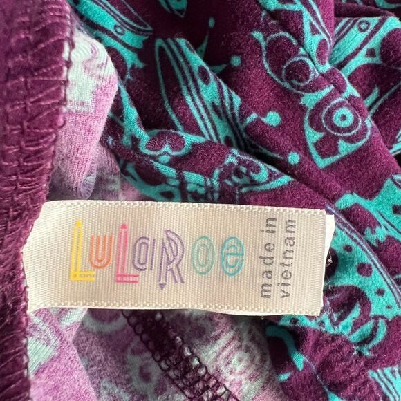 Lularoe Crown Leggings Size OS - Picture 2 of 2